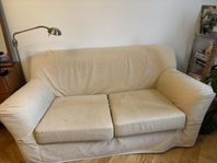 Beige soffa