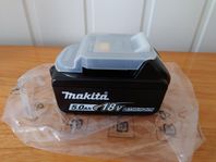 Helt nytt 5 ah batteri + snabbladdare från makita