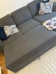 Bäddsoffa med schäslong