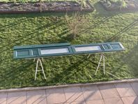 Renoverade pardörrar 130x210 cm + 4L Ottossons linoljefärg