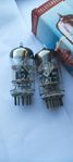 Matchande par 12AT7 Diamond Bottom NOS Telefunken Germany