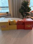 2 stycken HomePod mini - gul och orange 