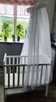Bedside Crib Dream med sänghimmel