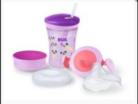 Helt nytt NUK learn to drink pipmugg magic cup action barn