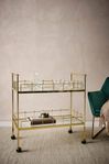 Drinkvagn/serveringsvagn i guld - Jotex modell ”Roskilde
