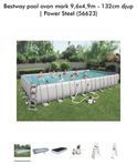 Stor Bestway Pool 9,6*4,9m,  Djup 1,3m