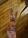 Lasse Åberg konst på glas ölglas