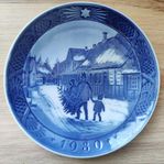 Jultallrik Royal Copenhagen 1980