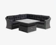TAMBOHUSE Loungeset TAMBOHUSE 5-sits grå - Utemöbler