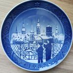 Jultallrik Royal Copenhagen 1988