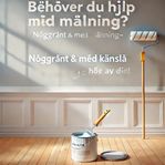 hjälper med målning 