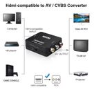 HDMI-compatible to RCA Converter AV/CVBS L/R Audio Video