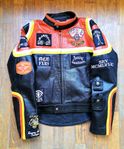 Custom-style leather jacket