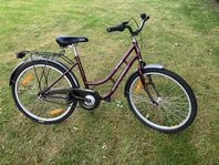 klassIsk flickcykel 24 tum 3 växlad
