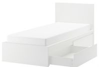 IKEA MALM sängstomme 90x200 inkl lådor 