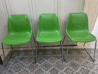 3 gröna stolar Helmut starke Frankfurt chair 
