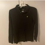långärmad pikétröja från lyle & Scott