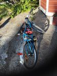 21 tums cykel rocky blå  0 växlad 
