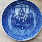 Jultallrik Royal Copenhagen 1983