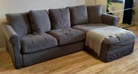 3p Soffa med divan