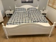 säng inc. madrass och bäddmadrass 160x200