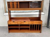 Retro hylla med stereo bänk byggbar från 1960/1970-tal