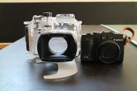 Canon G 16 med undervattenhus 40m