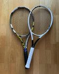 Tennisracketar samt material 