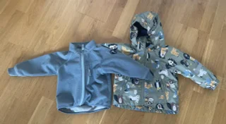 Skaljacka och vindfleece pop