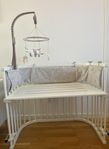 Babybay bedside crib med tillbehör