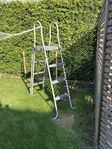 Poolstege ovanmark