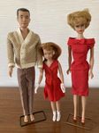 Barbie Ken och Skipper 1962