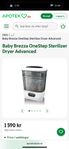 Baby brezza sterilisator