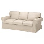 Ektorp 3-sits och 2-sits soffa, fåtölj och fotpall