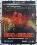 Dead and buried, 4k,Bluray,Cd Regionsfri med Slip-case 