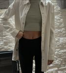 Jacka i vit denim från Zara