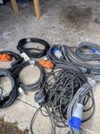 Diverse kabler, ulike lengder