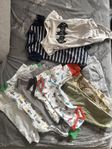 Paket med könsneutrala barnkläder strl 50-56 (10 plagg)