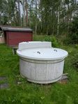 vedeldad badtunna 