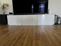  TV-bänk IKEA BESTÅ – Vit högglans, 180 cm, nyskick