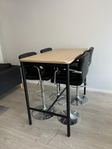 matbord / barbord + stolar - gratis hemkörning