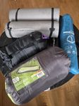 Campingpaket – Sovsäckar, liggunderlag & 2-manna tält