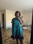 Simple Ankara printed Midi dress