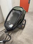 Hamax Outback ONE Cykelvagn, Green/Black