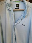 BOSS blå skjorta, Regular fit stretch, XL