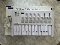 Arturia MiniLab 3 Alpine White