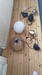 Taklampor och bordslampa Ikea