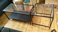 Ikea Vittsjö glasbord 2 st delar