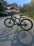 AX SPACE BLACK 25, hybridcykel, herr - Svart