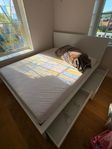 MALM bed + ANNELAND mattress